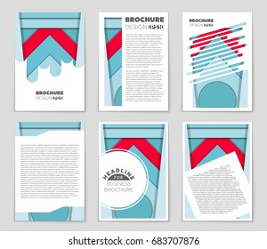 Abstract vector layout background set. For art template design, list, front page, mockup brochure theme style, banner, idea, cover, booklet, print, flyer, book, blank, card, ad, sign, sheet,, a4