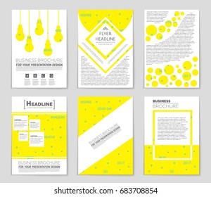 Abstract vector layout background set. For art template design, list, front page, mockup brochure theme style, banner, idea, cover, booklet, print, flyer, book, blank, card, ad, sign, sheet,, a4