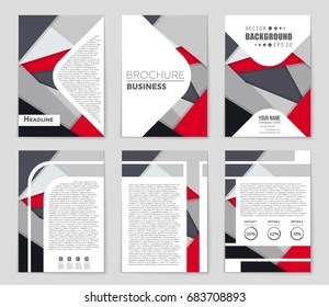 Abstract vector layout background set. For art template design, list, front page, mockup brochure theme style, banner, idea, cover, booklet, print, flyer, book, blank, card, ad, sign, sheet,, a4