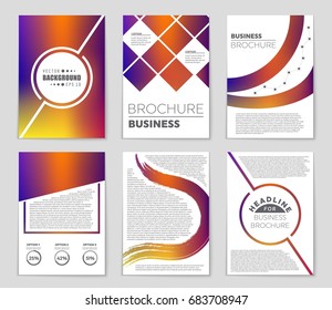 Abstract vector layout background set. For art template design, list, page, mockup brochure theme style, banner, idea, cover, booklet, print, flyer, book, blank, card, ad, sign, sheet,, a4