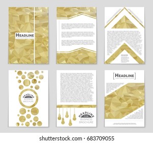 Abstract vector layout background set. For art template design, list, page, mockup brochure theme style, banner, idea, cover, booklet, print, flyer, book, blank, card, ad, sign, sheet,, a4.