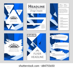Abstract vector layout background set. For art template design, list, front page, mockup brochure theme style, banner, idea, cover, booklet, print, flyer, book, blank, card, ad, sign, sheet,, a4