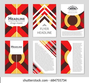 Abstract vector layout background set. For art template design, list, front page, mockup brochure theme style, banner, idea, cover, booklet, print, flyer, book, blank, card, ad, sign, sheet,, a4