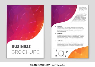 Abstract vector layout background set. For art template design, list, page, mockup brochure theme style, banner, idea, cover, booklet, print, flyer, book, blank, card, ad, sign, sheet,, a4.