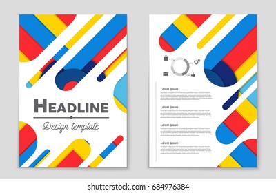 Abstract vector layout background set. For art template design, list, front page, mockup brochure theme style, banner, idea, cover, booklet, print, flyer, book, blank, card, ad, sign, sheet,, a4