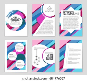 Abstract vector layout background set. For art template design, list, front page, mockup brochure theme style, banner, idea, cover, booklet, print, flyer, book, blank, card, ad, sign, sheet,, a4