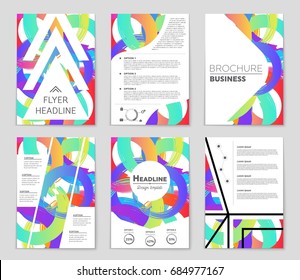 Abstract vector layout background set. For art template design, list, front page, mockup brochure theme style, banner, idea, cover, booklet, print, flyer, book, blank, card, ad, sign, sheet,, a4.