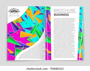 Abstract vector layout background set. For art template design, list, front page, mockup brochure theme style, banner, idea, cover, booklet, print, flyer, book, blank, card, ad, sign, sheet, a4.