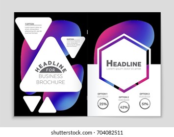 Abstract vector layout background set. For art template design, list, front page, mockup brochure theme style, banner, idea, cover, booklet, print, flyer, book, blank, card, ad, sign, sheet, a4