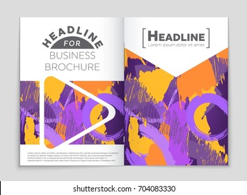 Abstract vector layout background set. For art template design, list, front page, mockup brochure theme style, banner, idea, cover, booklet, print, flyer, book, blank, card, ad, sign, sheet, a4
