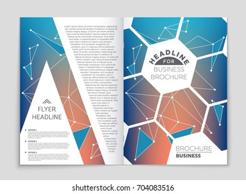 Abstract vector layout background set. For art template design, list, front page, mockup brochure theme style, banner, idea, cover, booklet, print, flyer, book, blank, card, ad, sign, sheet, a4.