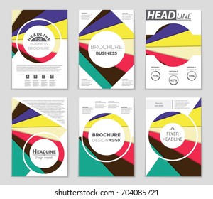 Abstract vector layout background set. For art template design, list, front page, mockup brochure theme style, banner, idea, cover, booklet, print, flyer, book, blank, card, ad, sign, sheet,, a4.