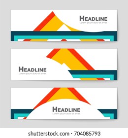 Abstract vector layout background set. For art template design, list, front page, mockup brochure theme style, banner, idea, cover, booklet, print, flyer, book, blank, card, ad, sign, sheet, a4.