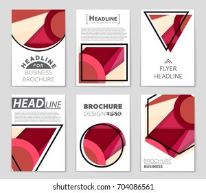 Abstract vector layout background set. For art template design, list, front page, mockup brochure theme style, banner, idea, cover, booklet, print, flyer, book, blank, card, ad, sign, sheet,, a4.