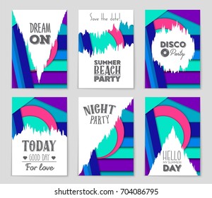 Abstract vector layout background set. For art template design, list, front page, mockup brochure theme style, banner, idea, cover, booklet, print, flyer, book, blank, card, ad, sign, sheet,, a4.