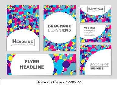 Abstract vector layout background set. For art template design, list, front page, mockup brochure theme style, banner, idea, cover, booklet, print, flyer, book, blank, card, ad, sign, sheet, a4.