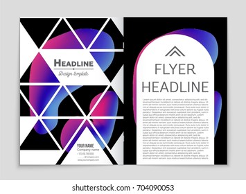Abstract vector layout background set. For art template design, list, front page, mockup brochure theme style, banner, idea, cover, booklet, print, flyer, book, blank, card, ad, sign, sheet, a4