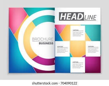 Abstract vector layout background set. For art template design, list, front page, mockup brochure theme style, banner, idea, cover, booklet, print, flyer, book, blank, card, ad, sign, sheet, a4