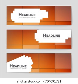 Abstract vector layout background set. For art template design, list, front page, mockup brochure theme style, banner, idea, cover, booklet, print, flyer, book, blank, card, ad, sign, sheet, a4.