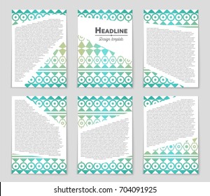 Abstract vector layout background set. For art template design, list, front page, mockup brochure theme style, banner, idea, cover, booklet, print, flyer, book, blank, card, ad, sign, sheet, a4.