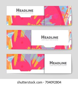 Abstract vector layout background set. For art template design, list, front page, mockup brochure theme style, banner, idea, cover, booklet, print, flyer, book, blank, card, ad, sign, sheet, a4