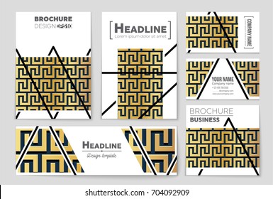 Abstract vector layout background set. For art template design, list, front page, mockup brochure theme style, banner, idea, cover, booklet, print, flyer, book, blank, card, ad, sign, sheet, a4.