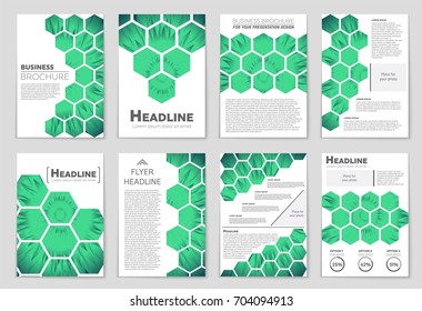 Abstract vector layout background set. For art template design, list, front page, mockup brochure theme style, banner, idea, cover, booklet, print, flyer, book, blank, card, ad, sign, sheet, a4.