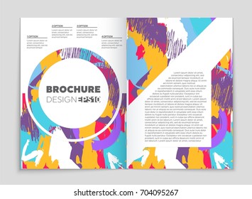 Abstract vector layout background set. For art template design, list, front page, mockup brochure theme style, banner, idea, cover, booklet, print, flyer, book, blank, card, ad, sign, sheet, a4