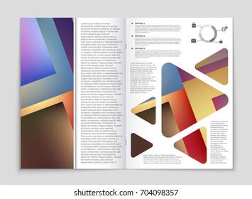 Abstract vector layout background set. For art template design, list, front page, mockup brochure theme style, banner, idea, cover, booklet, print, flyer, book, blank, card, ad, sign, sheet, a4