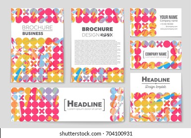 Abstract vector layout background set. For art template design, list, front page, mockup brochure theme style, banner, idea, cover, booklet, print, flyer, book, blank, card, ad, sign, sheet, a4