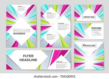 Abstract vector layout background set. For art template design, list, front page, mockup brochure theme style, banner, idea, cover, booklet, print, flyer, book, blank, card, ad, sign, sheet, a4.