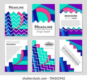 Abstract vector layout background set. For art template design, list, front page, mockup brochure theme style, banner, idea, cover, booklet, print, flyer, book, blank, card, ad, sign, sheet,, a4.