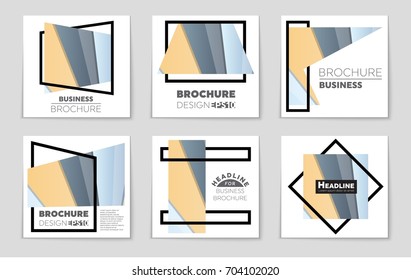Abstract vector layout background set. For art template design, list, front page, mockup brochure theme style, banner, idea, cover, booklet, print, flyer, book, blank, card, ad, sign, sheet,, a4.