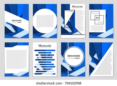 Abstract vector layout background set. For art template design, list, front page, mockup brochure theme style, banner, idea, cover, booklet, print, flyer, book, blank, card, ad, sign, sheet,, a4.