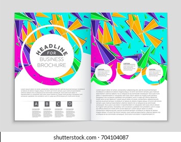 Abstract vector layout background set. For art template design, list, front page, mockup brochure theme style, banner, idea, cover, booklet, print, flyer, book, blank, card, ad, sign, sheet, a4.
