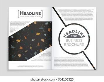 Abstract vector layout background set. For art template design, list, front page, mockup brochure theme style, banner, idea, cover, booklet, print, flyer, book, blank, card, ad, sign, sheet, a4