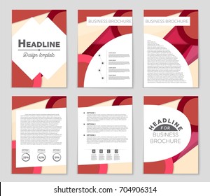 Abstract vector layout background set. For art template design, list, front page, mockup brochure theme style, banner, idea, cover, booklet, print, flyer, book, blank, card, ad, sign, sheet,, a4.