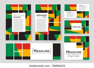 Abstract vector layout background set. For art template design, list, front page, mockup brochure theme style, banner, idea, cover, booklet, print, flyer, book, blank, card, ad, sign, sheet, a4.