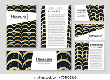 Abstract vector layout background set. For art template design, list, front page, mockup brochure theme style, banner, idea, cover, booklet, print, flyer, book, blank, card, ad, sign, sheet, a4.