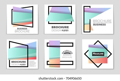 Abstract vector layout background set. For art template design, list, front page, mockup brochure theme style, banner, idea, cover, booklet, print, flyer, book, blank, card, ad, sign, sheet,, a4.