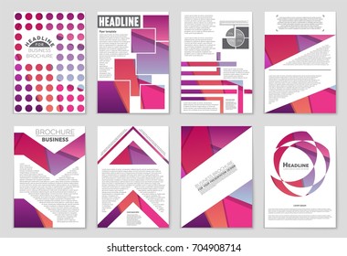 Abstract vector layout background set. For art template design, list, front page, mockup brochure theme style, banner, idea, cover, booklet, print, flyer, book, blank, card, ad, sign, sheet,, a4.