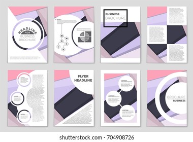 Abstract vector layout background set. For art template design, list, front page, mockup brochure theme style, banner, idea, cover, booklet, print, flyer, book, blank, card, ad, sign, sheet,, a4.