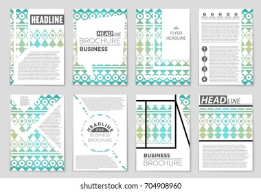 Abstract vector layout background set. For art template design, list, front page, mockup brochure theme style, banner, idea, cover, booklet, print, flyer, book, blank, card, ad, sign, sheet, a4.