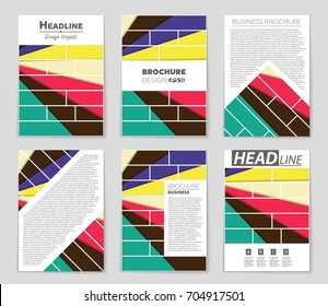 Abstract vector layout background set. For art template design, list, front page, mockup brochure theme style, banner, idea, cover, booklet, print, flyer, book, blank, card, ad, sign, sheet,, a4.