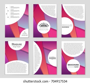 Abstract vector layout background set. For art template design, list, front page, mockup brochure theme style, banner, idea, cover, booklet, print, flyer, book, blank, card, ad, sign, sheet,, a4.