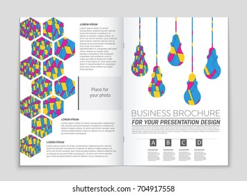 Abstract vector layout background set. For art template design, list, front page, mockup brochure theme style, banner, idea, cover, booklet, print, flyer, book, blank, card, ad, sign, sheet, a4