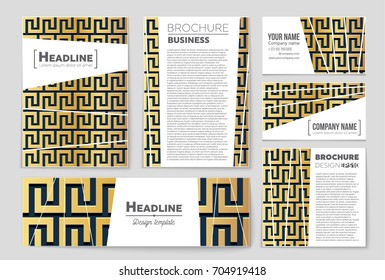 Abstract vector layout background set. For art template design, list, front page, mockup brochure theme style, banner, idea, cover, booklet, print, flyer, book, blank, card, ad, sign, sheet, a4.