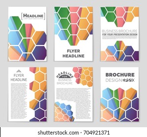 Abstract vector layout background set. For art template design, list, front page, mockup brochure theme style, banner, idea, cover, booklet, print, flyer, book, blank, card, ad, sign, sheet,, a4.
