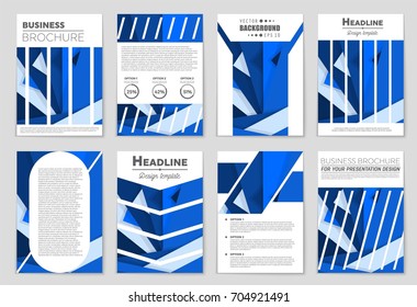 Abstract vector layout background set. For art template design, list, front page, mockup brochure theme style, banner, idea, cover, booklet, print, flyer, book, blank, card, ad, sign, sheet,, a4.