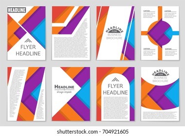 Abstract vector layout background set. For art template design, list, front page, mockup brochure theme style, banner, idea, cover, booklet, print, flyer, book, blank, card, ad, sign, sheet,, a4.